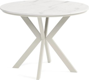 Okrúhly rozkladací jedálensky stôl DEVO PLUS Veľkosť: 90 - 128 cm
