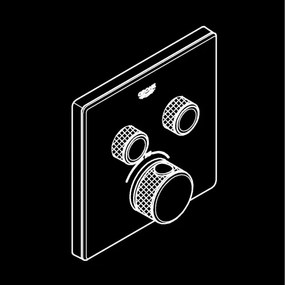 GROHE 29156LS0 -Termostat pre podomietkovú inštaláciu GROHTHERM SMARTCONTROL biela