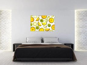 Obraz - pomaranče a kiwi