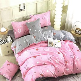Obliečky STARLUX PINK 7 dielna sada 140x200 cm