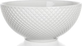 Miska Diamond Line, biela s reliéfem%