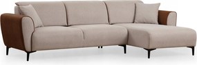 Rohová sedačka Aronaso (p) (béžová škoricová)