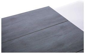 Záhradná jedálenská súprava pre 6 osôb so sivou stoličkou Joanna a stolom Strong, 210 x 100 cm