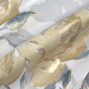 ZÁVES NA KRÚŽKOCH INARI 140X250 CM KVETY