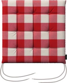 Sedák Karol farba produktu červená látka vzorované