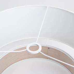 Brilagi - LED luster na lanku CERIA 1xE27/40W/230V priemer 50 cm biela/béžová