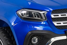 Ramiz Mercedes Benz triedy X pickup elektrické autíčko pre deti lakované modré 4x4