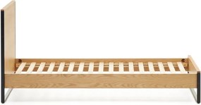 Jednolôžková posteľ s roštom v prírodnej farbe 90x190 cm Taiana – Kave Home
