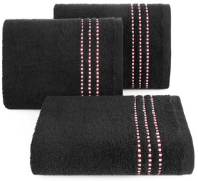 FROTÉ UTERÁK FIORE 70X140 CM ČIERNA