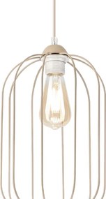 Luster na lanku DESTELLO 1xE27/15W/230V priemer 21 cm béžový