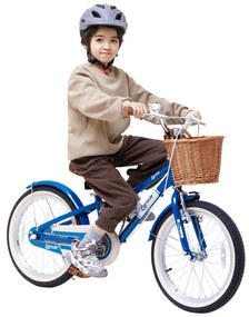 Detský bicykel Lovely City Eurocle 18" RoyalBaby  RB18B-38 - modrý