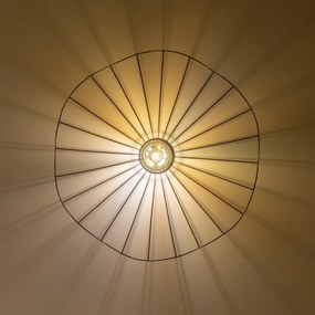 Brilagi - LED prisadený luster CERIA WIRE 1xE27/40W/230V priemer 80 cm čierna