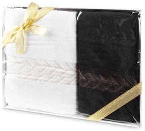 EUROFIRANY BAVLNENÝ UTERÁK GLOW SADA 50X90 CM, 70X140 CM VIACFAREBNÁ