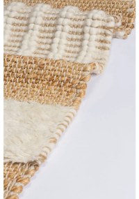 Flair Rugs, Behúň Jubilant Medina Jute Natural/Ivory, 60x230, béžová, obývacia izba