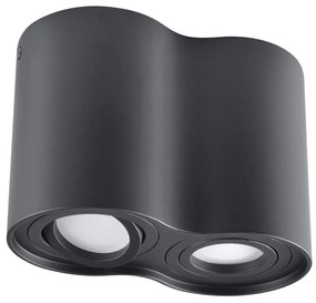 Bodové svietidlo HADAR 2xGU10/10W/230V čierna