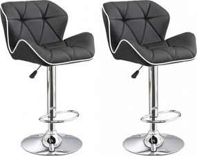 2x Barová stolička Hawaj CL-3227 čierna