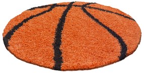 Ayyildiz Dětský Dětský kusový koberec FUN 6002, kulatý, Oranžová Rozmer koberca: 100 cm KRUH