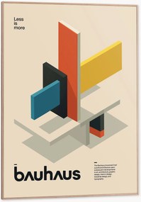 Nástenná dekorácia v ráme Bauhaus