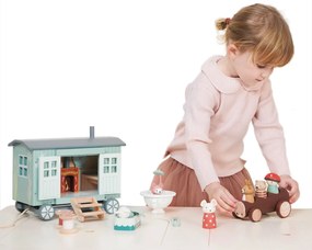 Tender Leaf - Drevená maringotka s myškami