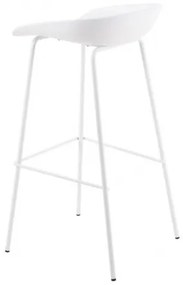 ALENASO barová stolička 75 cm Biela