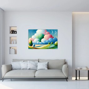 Obraz - Krajinka s mrakom (90x60 cm)