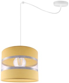 Závesné svietidlo Elegance Spider, 1x textilné tienidlo (výber z 8 farieb), w