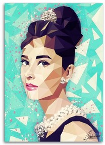 Gario Obraz na plátne Audrey Hepburn s drdolom - Cantu Rozmery: 40 x 60 cm