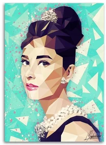Gario Obraz na plátne Audrey Hepburn s drdolom - Cantu Rozmery: 40 x 60 cm