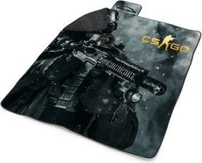 Sablio Plážová deka CS:GO Vojak 1: 200x140 cm