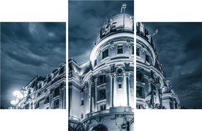 Obraz architektúry v tme (90x60 cm)