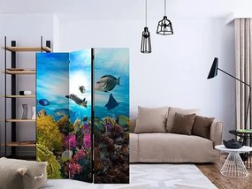 Paraván - Coral reef [Room Dividers] Veľkosť: 135x172, Verzia: Obojstranný