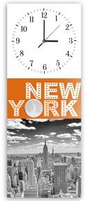 Gario Hodiny na stenu Mesto New York Rozmery: 30 x 90 cm