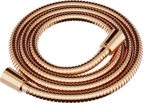 Mexen príslušenstvo, Sprchová hadica 150 cm, nerezové opletenie, ružovo-zlatá, 79460-60