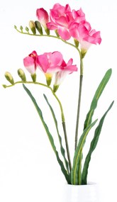 Umelá kvetina Frézia ružová, 57 cm