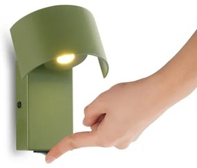 Brilagi - LED Nástenná lampa VASTO LED/3W/230V zelená