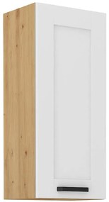 Kuchynská skrinka LUNA biely mat/artisan 40g-90 1f