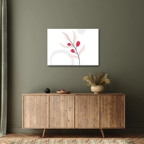 Obraz - Ružová florálna abstrakcia N⁰3 (70x50 cm)