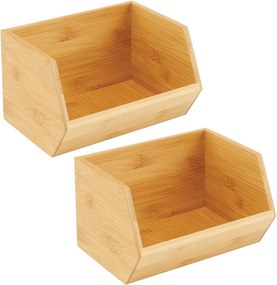 Bambusový organizér, úložný box, MINI CAJA