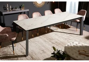 Rozkladací jedálenský stôl 41453 180/240 x 95cm White Ceramik  - Komfort-nábytok