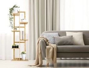 Stojan na rastliny G21 6 úrovní, bambus