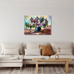 Sklenený obraz - Kytica orgovánu (70x50 cm)