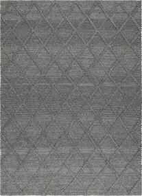 Dywany Łuszczów, Kusový koberec Tahar 99001K antra, 200x290, šedá, obývacia izba