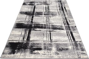 TA Koberec F442C WHITE CHEAP PP CRM Sivý Obdĺžnikový Rozmer: 120x170 cm