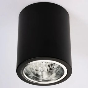 LED Stropné svietidlo JUPITER 1xE27/6W/230V 120x98 mm čierna