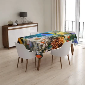 Sablio Obrus Korálový útes - 90x90 cm