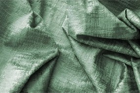 Zatemňovací záves LOOM VELVET 140x250 cm, zelený Zavesenie: Kovové krúžky