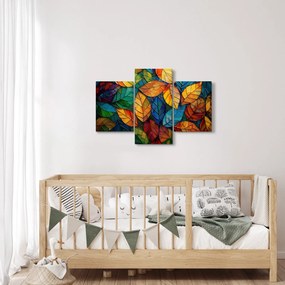 Obraz - Mozaika z listov (90x60 cm)