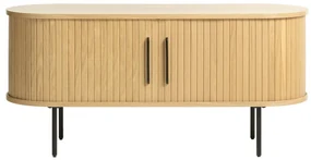 TV stolík v dekore duba v prírodnej farbe 120x56 cm Nola – Unique Furniture