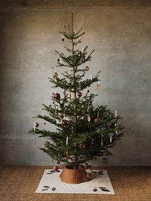 Ferm Living Koberec pod vianočný stromček Oak Christmas Tree 120 × 120 cm