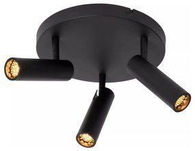 Lucide 22974/13/30 - Bodové svietidlo GRADO 3xGU10/12W/230V čierna